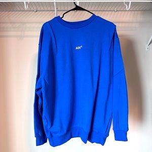ADER ERROR AdeR Crew Neck Sweatshirt Royal Blue